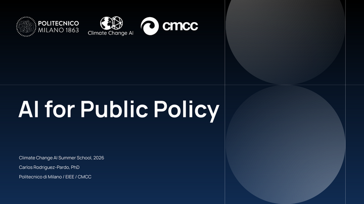 AI for Public Policy lecture slides